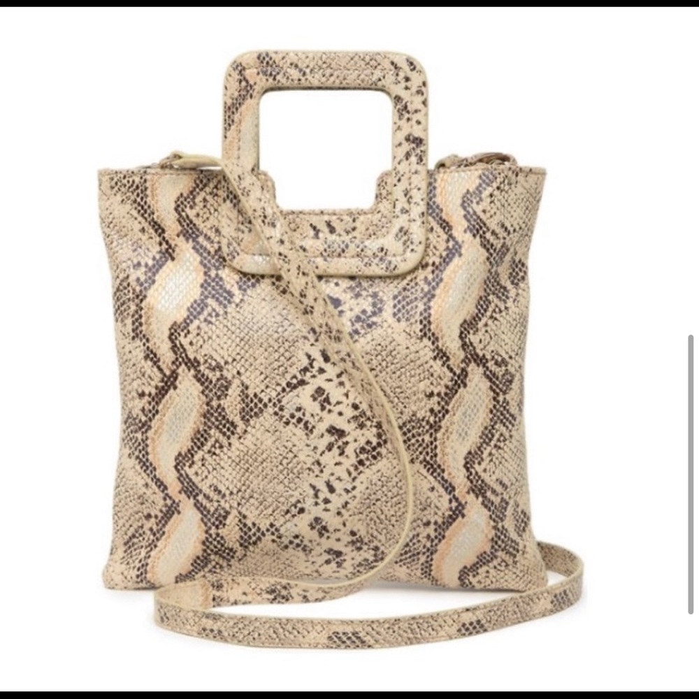 TMRW Brand New Snakeskin Tri-Fold Clutch